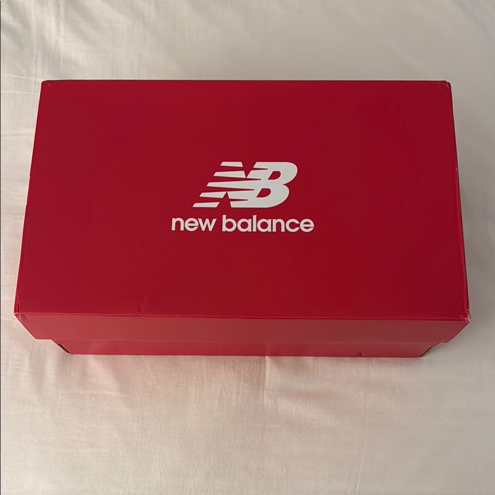 New Balance Red Shoe Box with Logo